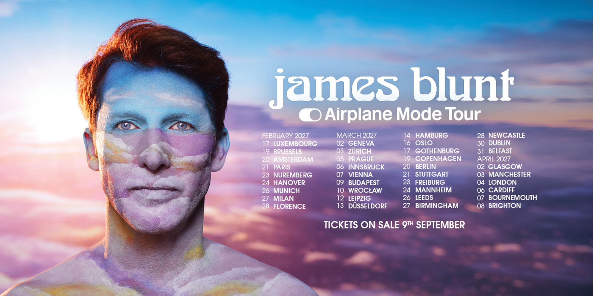 James Blunt tourt durch Europa 2027